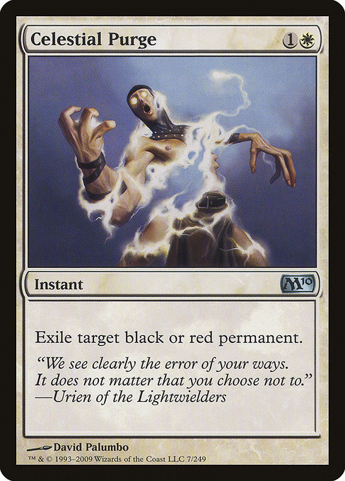 Magic 2010 - 7 - Celestial Purge - Uncommon - W - Non-foil