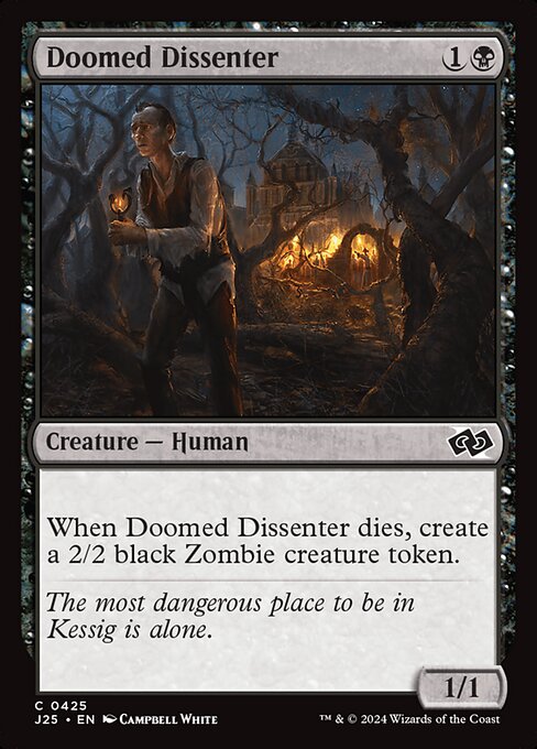 Foundations Jumpstart - 425 - Doomed Dissenter - Common - B - Non-foil