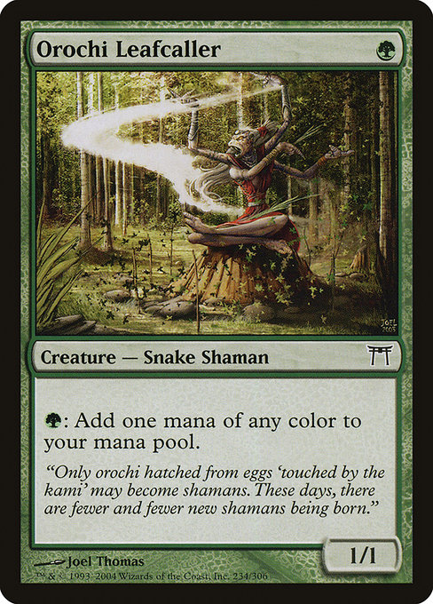 Champions of Kamigawa - 234 - Orochi Leafcaller - Common - G - Non-foil