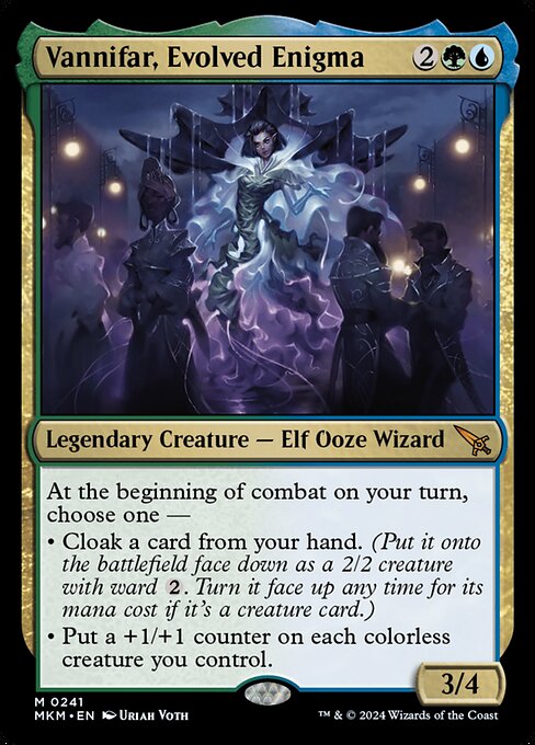 Murders at Karlov Manor - 241 - Vannifar, Evolved Enigma - Mythic - UG - Non-foil