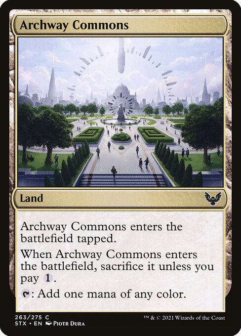 Strixhaven: School of Mages - 263 - Archway Commons - Common - C - Non-foil