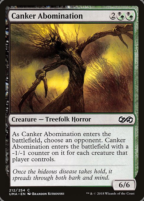 Ultimate Masters - 212 - Canker Abomination - Common - BG - Non-foil