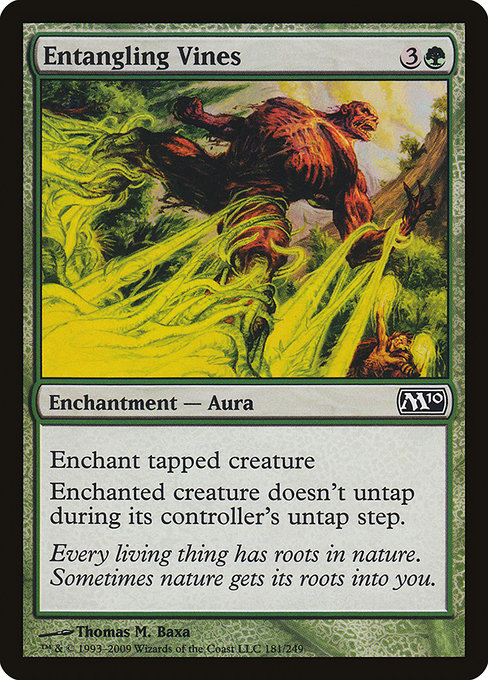 Magic 2010 - 181 - Entangling Vines - Common - G - Non-foil