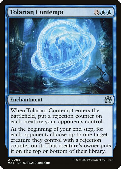 March of the Machine: The Aftermath - 8 - Tolarian Contempt - Uncommon - U - Foil