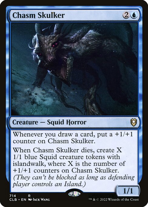 Commander Legends: Battle for Baldur's Gate - 714 - Chasm Skulker - Rare - U - Non-foil