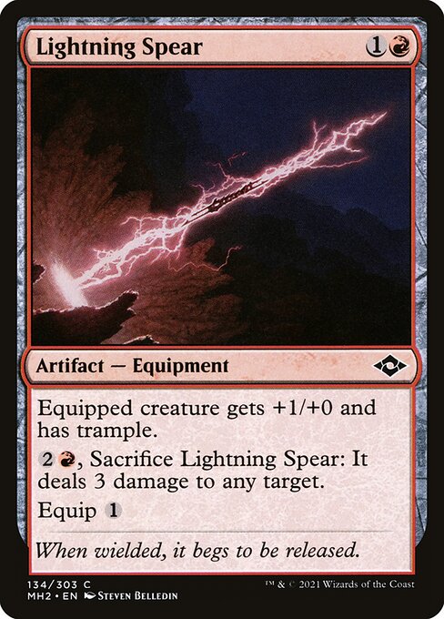 Modern Horizons 2 - 134 - Lightning Spear - Common - R - Non-foil