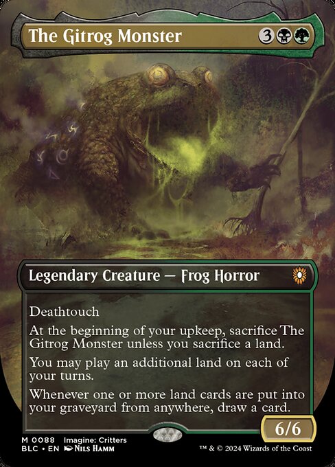 Bloomburrow Commander - 88 - The Gitrog Monster - Mythic - BG - Non-foil
