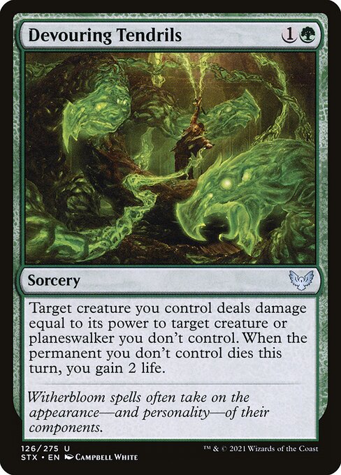Strixhaven: School of Mages - 126 - Devouring Tendrils - Uncommon - G - Non-foil