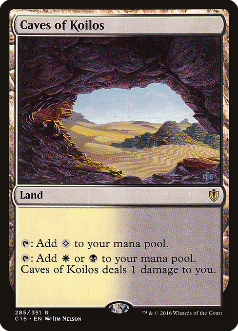 Commander 2016 - 285 - Caves of Koilos - Rare - C - Non-foil