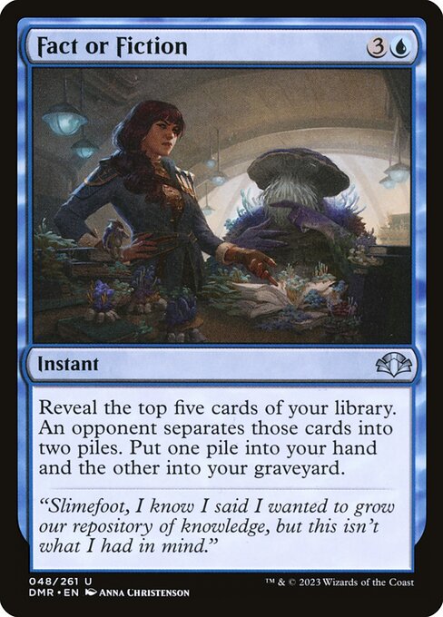 Dominaria Remastered - 48 - Fact or Fiction - Uncommon - U - Non-foil