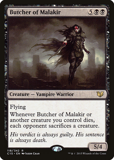 Commander 2015 - 118 - Butcher of Malakir - Rare - B - Non-foil