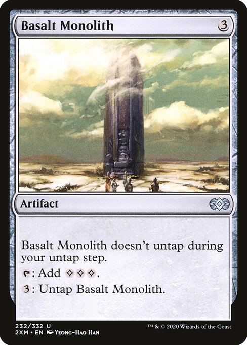 Double Masters - 232 - Basalt Monolith - Uncommon - C - Foil