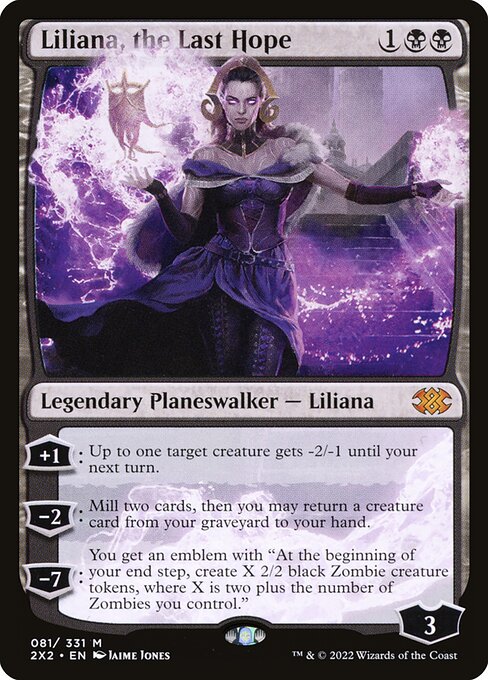 Double Masters 2022 - 81 - Liliana, the Last Hope - Mythic - B - Non-foil