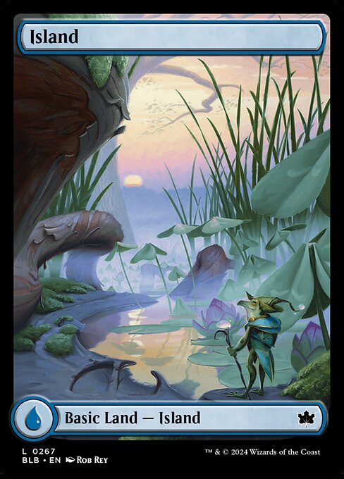 Bloomburrow - 267 - Island - Common - C - Foil