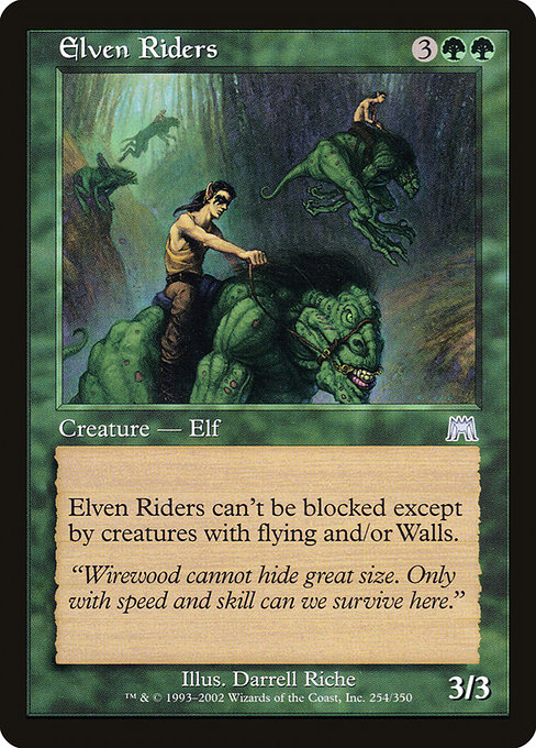 Onslaught - 254 - Elven Riders - Uncommon - G - Non-foil