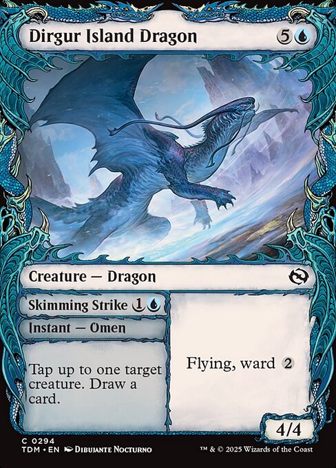 Tarkir: Dragonstorm - 294 - Dirgur Island Dragon // Skimming Strike - Common - U - Non-foil