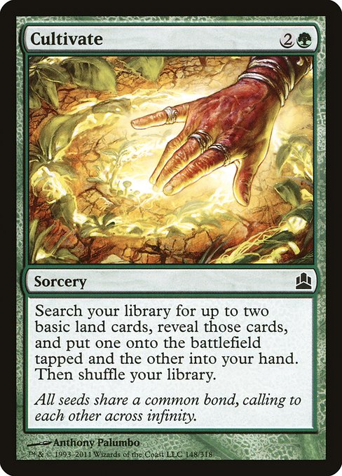 Commander 2011 - 148 - Cultivate - Common - G - Non-foil