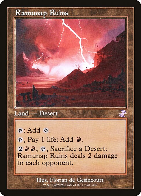 Time Spiral Remastered - 409 - Ramunap Ruins - Special - C - Foil