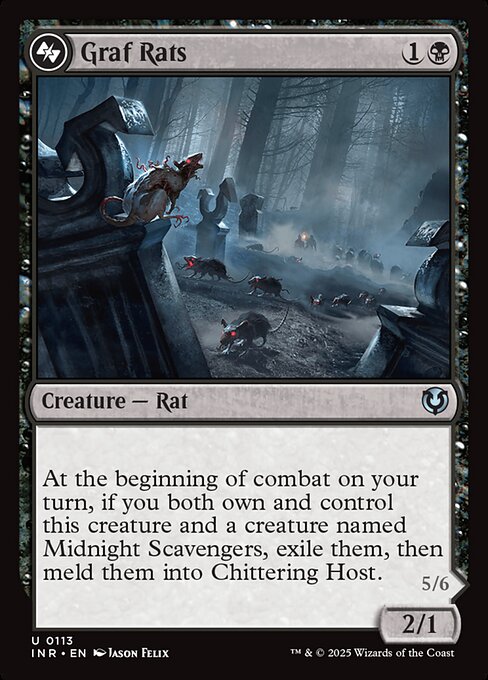Innistrad Remastered - 113 - Graf Rats - Uncommon - B - Non-foil