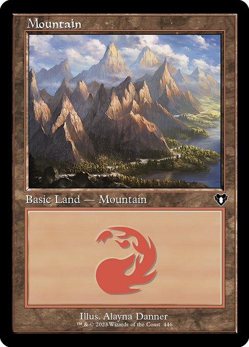 Commander Masters - 446 - Mountain - Common - C - Non-foil