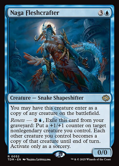 Tarkir: Dragonstorm Promos - 52p - Naga Fleshcrafter - Rare - U - Non-foil - Promo