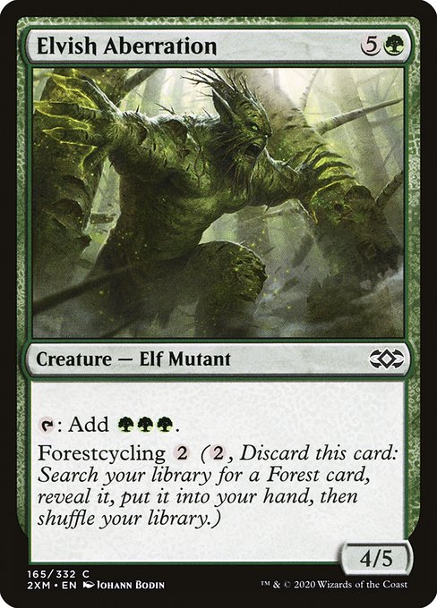 Double Masters - 165 - Elvish Aberration - Common - G - Non-foil