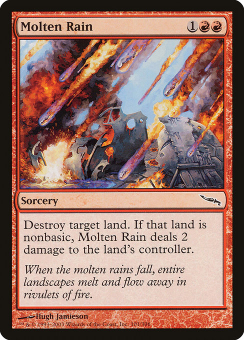 Mirrodin - 101 - Molten Rain - Common - R - Non-foil
