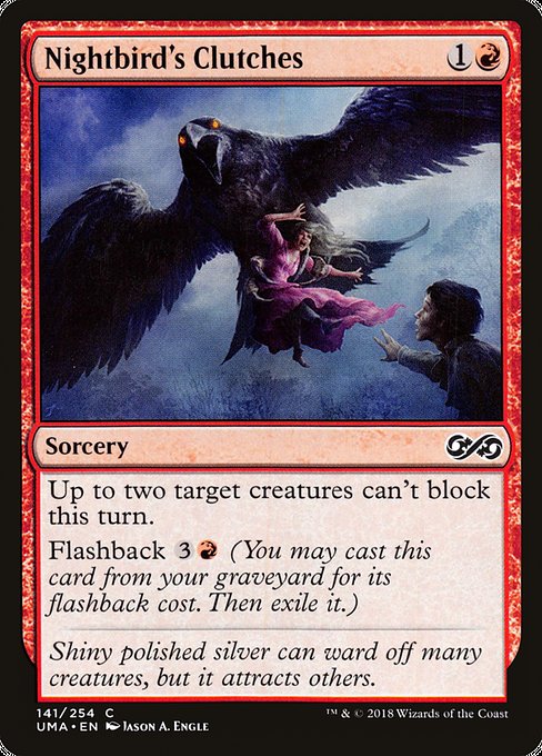 Ultimate Masters - 141 - Nightbird's Clutches - Common - R - Foil