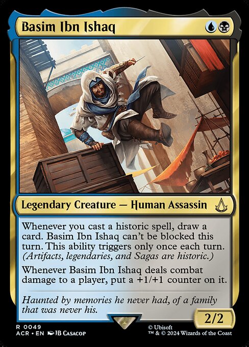 Assassin's Creed - 49 - Basim Ibn Ishaq - Rare - UB - Non-foil
