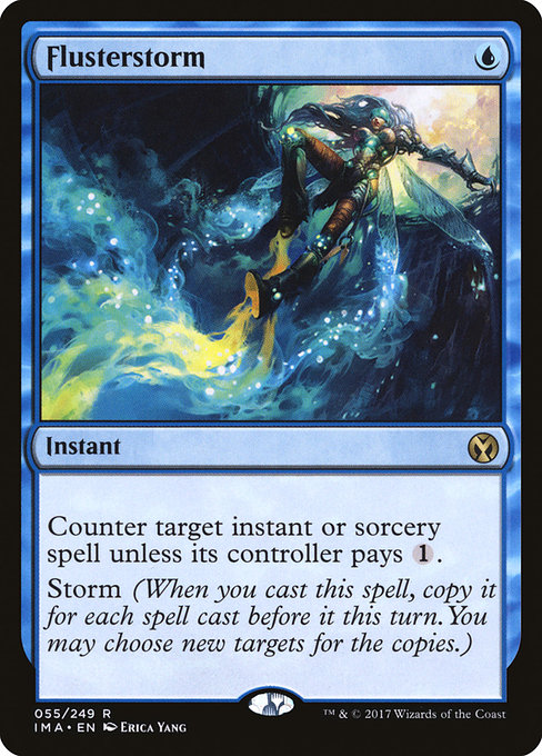 Iconic Masters - 55 - Flusterstorm - Rare - U - Non-foil