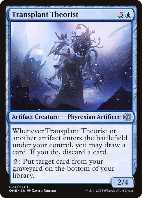 Phyrexia: All Will Be One - 73 - Transplant Theorist - Uncommon - U - Non-foil