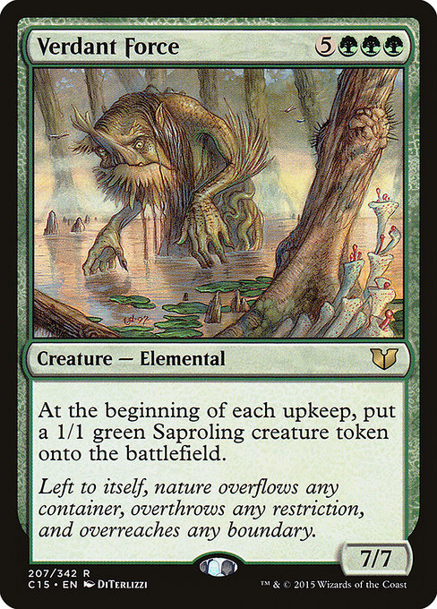 Commander 2015 - 207 - Verdant Force - Rare - G - Non-foil
