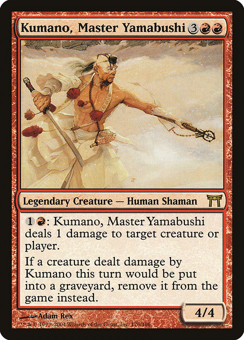 Champions of Kamigawa - 176 - Kumano, Master Yamabushi - Rare - R - Non-foil