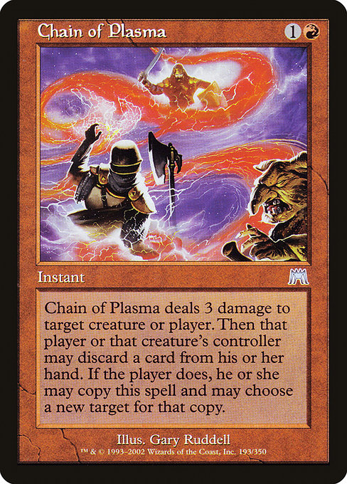 Onslaught - 193 - Chain of Plasma - Uncommon - R - Non-foil