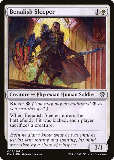 Dominaria United - 8 - Benalish Sleeper - Common - W - Non-foil
