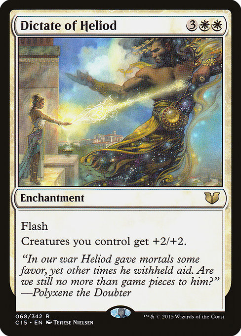 Commander 2015 - 68 - Dictate of Heliod - Rare - W - Non-foil