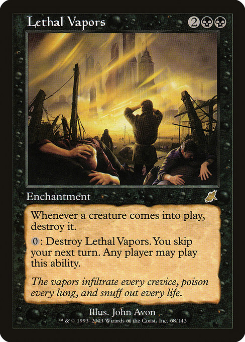 Scourge - 68 - Lethal Vapors - Rare - B - Non-foil