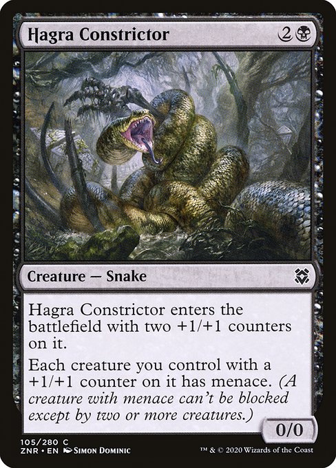Zendikar Rising - 105 - Hagra Constrictor - Common - B - Non-foil