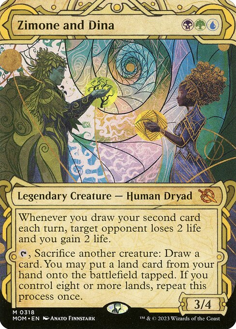 March of the Machine - 318 - Zimone and Dina - Mythic - Multi - Foil