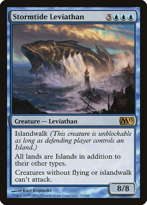 Magic 2013 - 70 - Stormtide Leviathan - Rare - U - Non-foil