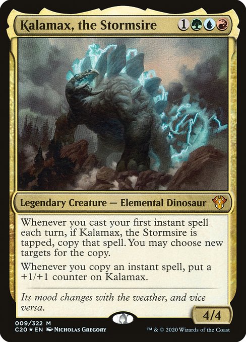 Commander 2020 - 9 - Kalamax, the Stormsire - Mythic - Multi - Non-foil