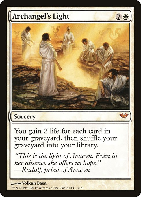 Dark Ascension - 1 - Archangel's Light - Mythic - W - Non-foil