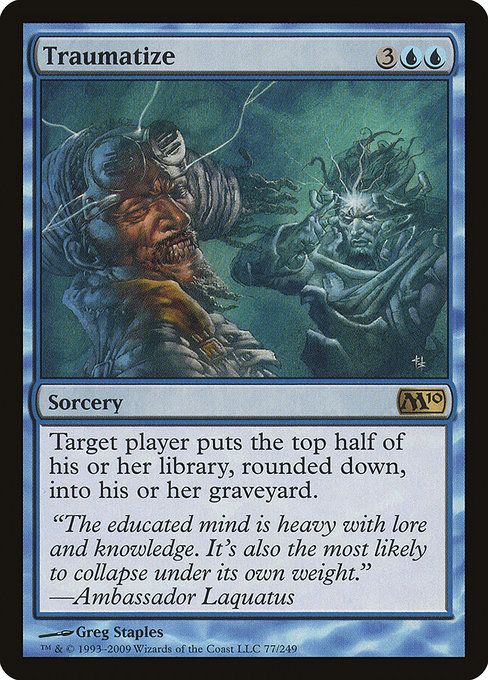Magic 2010 - 77 - Traumatize - Rare - U - Non-foil