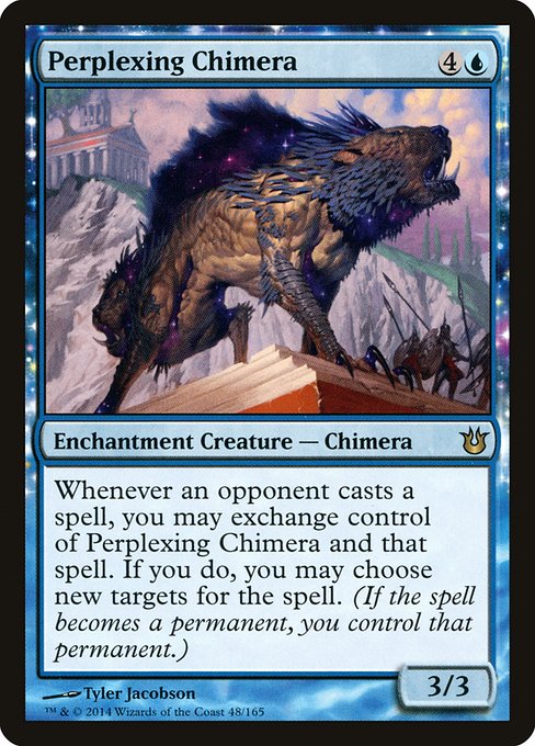Born of the Gods - 48 - Perplexing Chimera - Rare - U - Non-foil