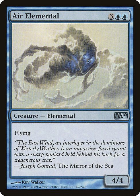 Magic 2010 - 42 - Air Elemental - Uncommon - U - Non-foil