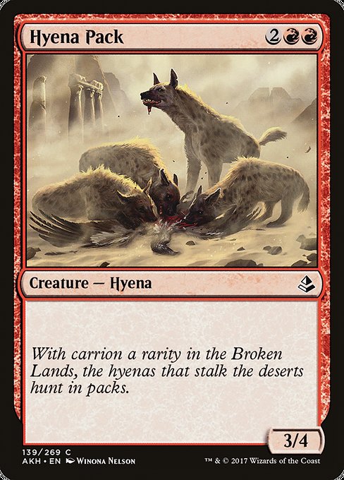 Amonkhet - 139 - Hyena Pack - Common - R - Non-foil