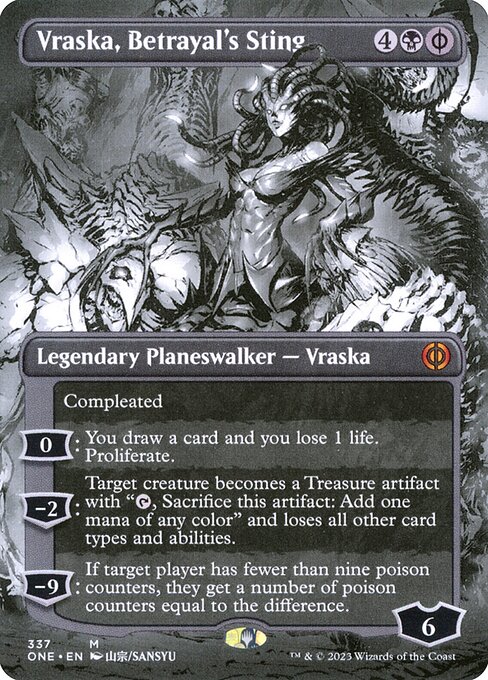 Phyrexia: All Will Be One - 337 - Vraska, Betrayal's Sting - Mythic - B - Non-foil