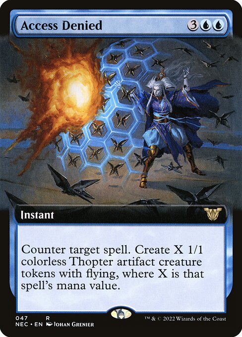 Neon Dynasty Commander - 47 - Access Denied - Rare - U - Non-foil