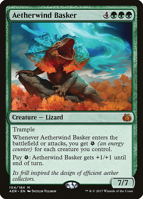 Aether Revolt - 104 - Aetherwind Basker - Mythic - G - Foil