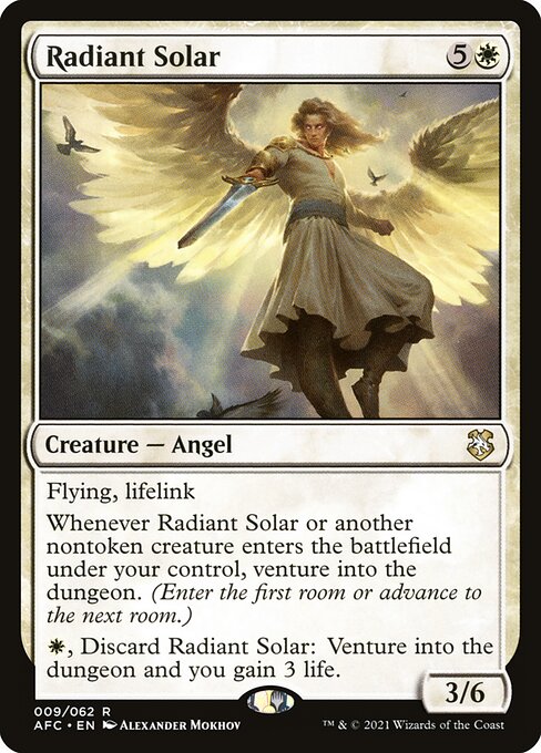 Forgotten Realms Commander - 9 - Radiant Solar - Rare - W - Non-foil